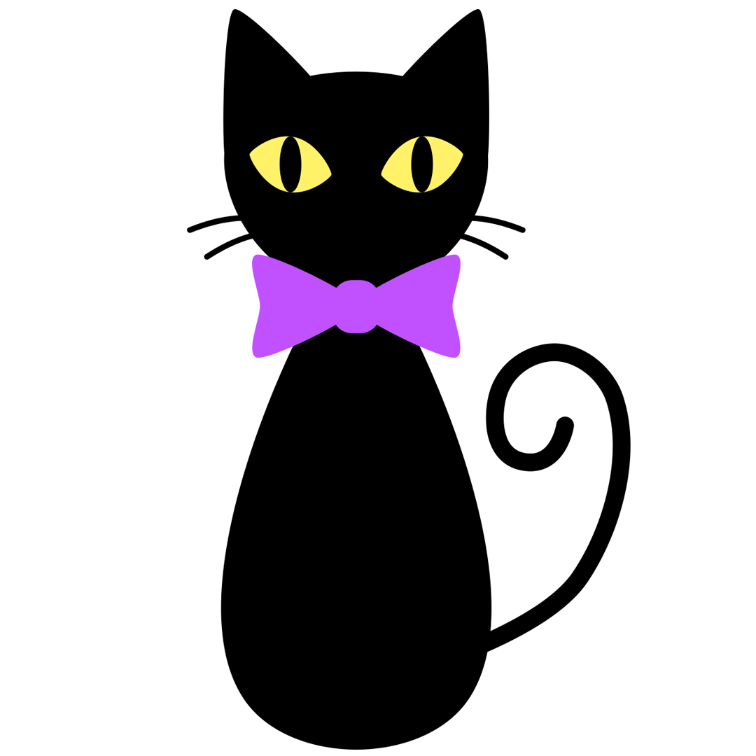 ハロウィンの黒猫1