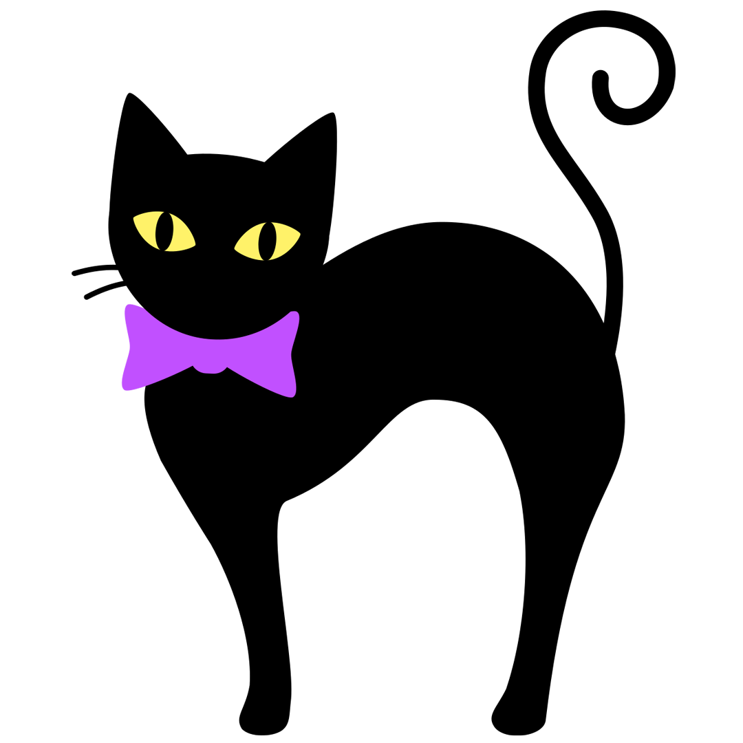 ハロウィンの黒猫2