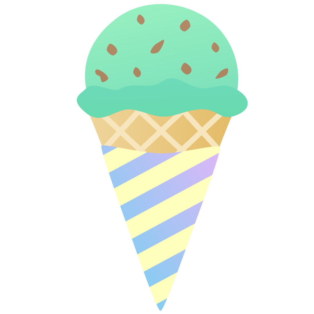 アイスクリームチョコミント味