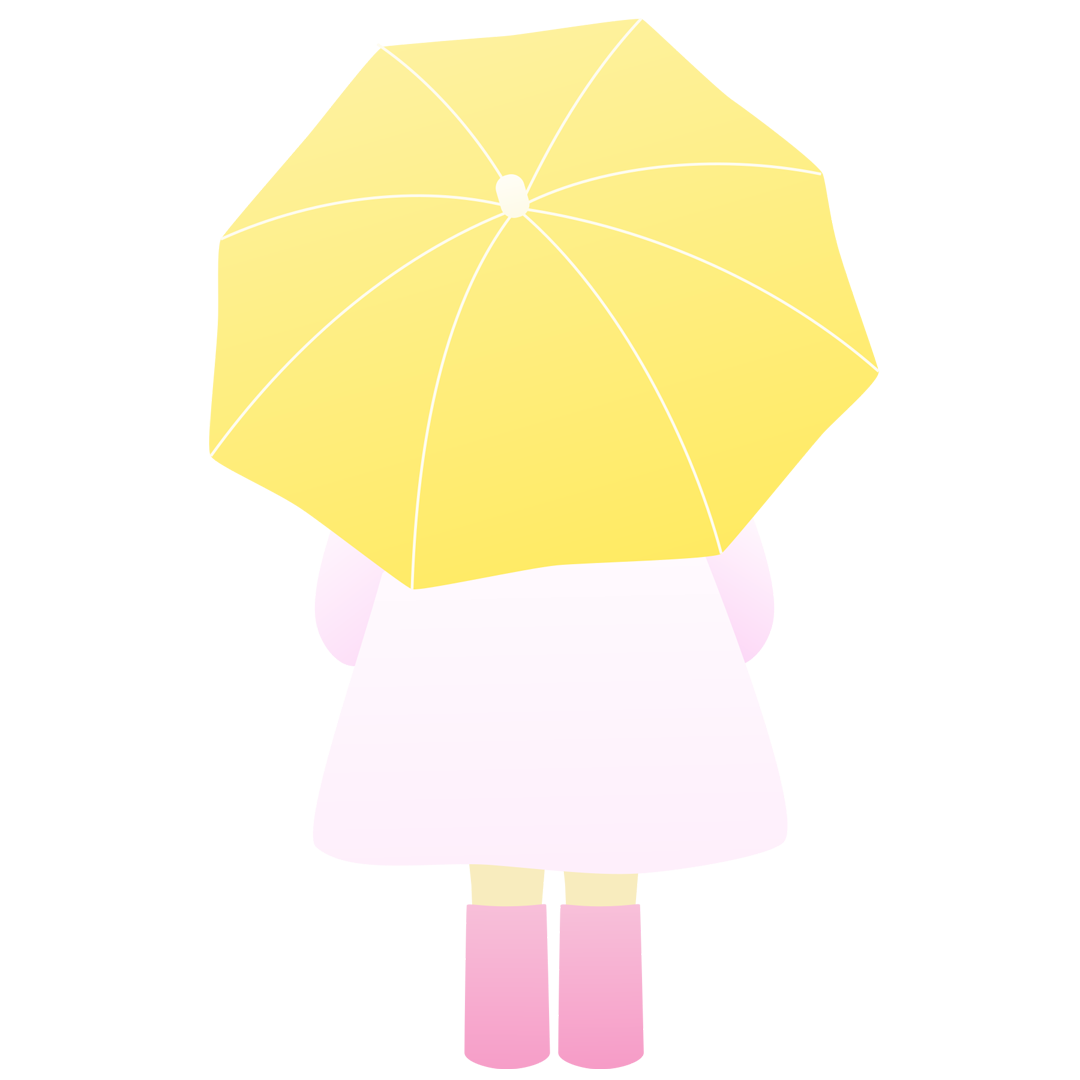 傘をさす女の子1